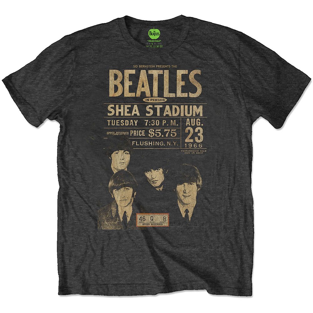 The Beatles - Shea '66 Herren TShirt - Eco - Schwarz